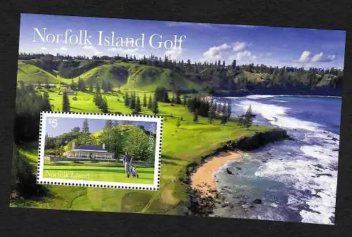 Australien: Norfolk Island: Golf, postfrisch