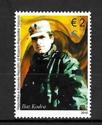 Kosovo: Ilaz Kodra, 2015, Briefmarke postfrisch