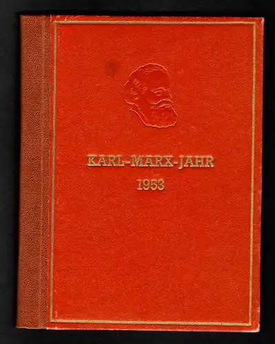 DDR: Jahrbuch Karl-Marx-Jahr 1953, ungebraucht sehr guter Zustand