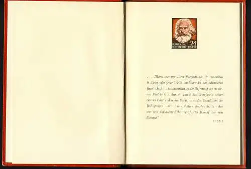 DDR: Jahrbuch Karl-Marx-Jahr 1953, ungebraucht sehr guter Zustand