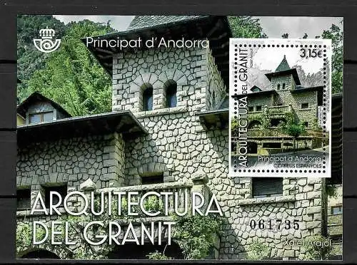 Andorra 2017: Arquitectura Del Granit, postfrisch