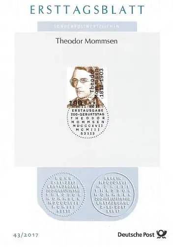 Bund: ETB 43/2017: Theodor Mommsen