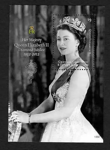 Grenada: Her majestry Queen Elizabeth II, Diamond Jubilee, 2012, mnh