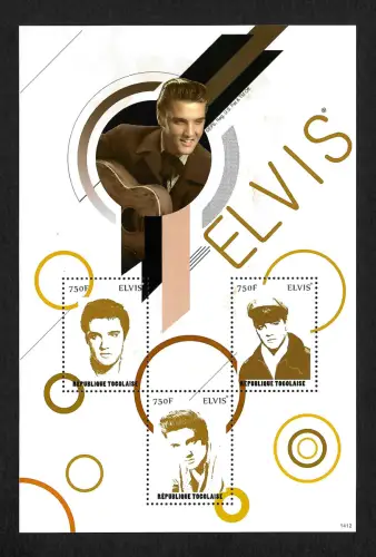 Togo: Elvis Presley, Block postfrisch
