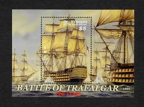 Grenadines of St. Vincent 2005: Battle of Trafalgar, 200 years, postfrisch