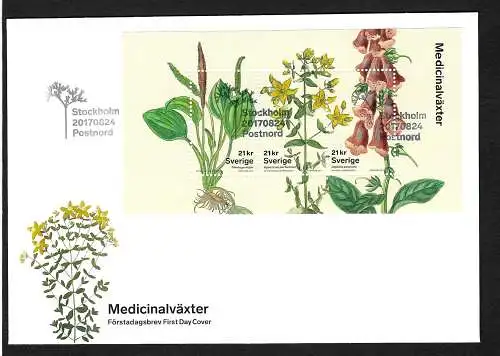 Schweden: Heilpflanzen, Medicinalväxter, FDC