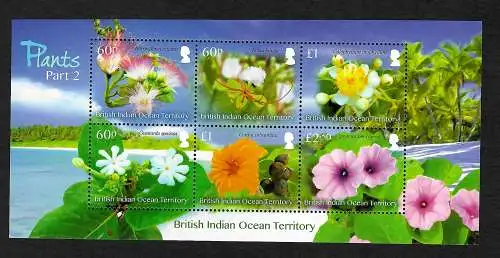 British Indian Ocean Territory: Plants, Pflanzen, Block postfrisch