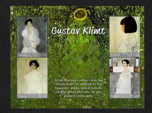 Palau: Gustav Klimt, Kunst - Gemälde, postfrisch