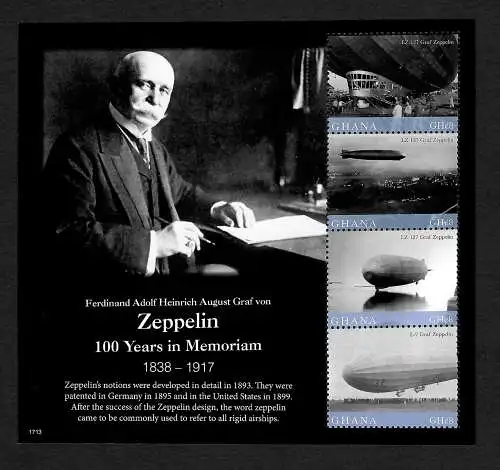 Ghana: 100 Years in Memoram: Ferdinand Adolf Henrich August Graf von Zeppelin **