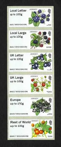 Jersey: Beeren und Früchte, fruits, mnh, postfrisch