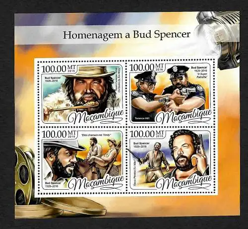 Mocambique 2016: Hommage an Bud Spencer, postfrisch