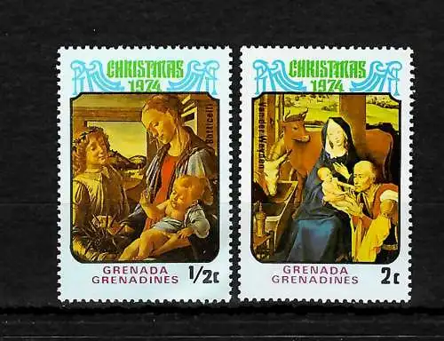 Grenada 1974: Weihnachten - Christmas, postfrisch