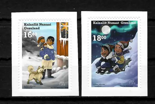 Grönland 2020: Weihnachten, Kalaallit Nunaat, postfrisch #871/872