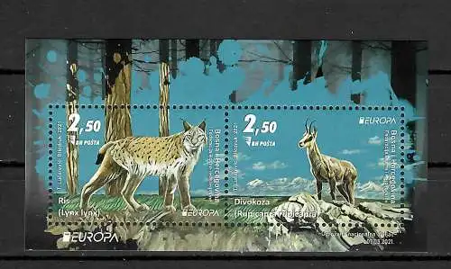 Bosnien Herzegowina: Europa 2021: Gefährdete nationale Wildtiere, Luchs, **