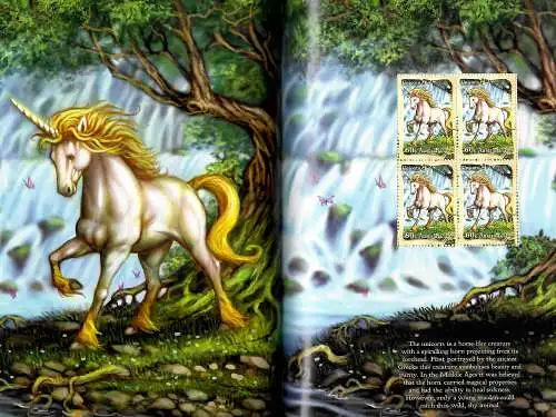 Australien: Mythical Creatures, Book incl. stamps and illustrations, postfrisch