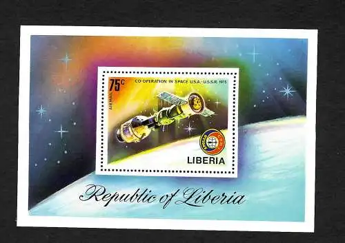 Liberia Co-operation USA - USSR 1975, postfrisch