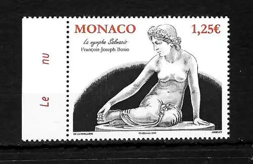 Monaco 2015: Die Nymphe Salmacis, Bosiso, postfrisch