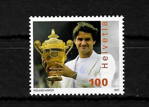 Schweiz 2007: Roger Federer - World's #1 player for ATP-record 161 weeks, **
