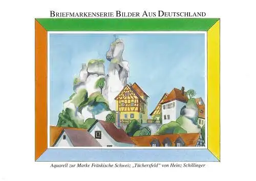 Bund 1995: Aus der Serie Bilder aus Deutschland, Sächsische Schweiz, FDC