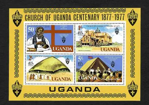 Uganda: 100 years of the Church of Uganda, postfrisch