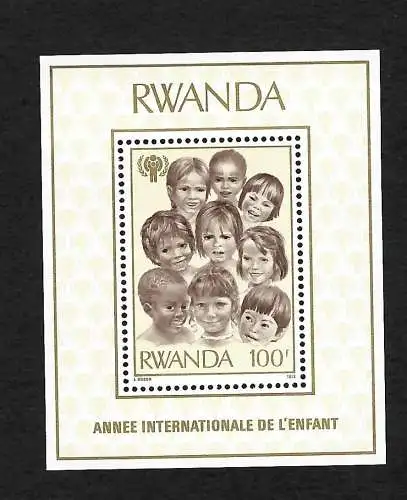 Ruanda 1978: Internationales Jahr des Kindes, postfrisch