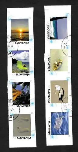 Slovenien 2014: Sommer, #1106-1113, gestempelt