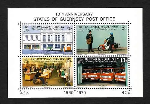 Guernsey 1979, 10th Anniversary States of Guernsey Post Office, postfrisch