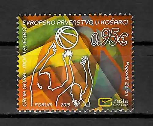 Montenegro 2015: Basketball Europameisterschaft, postfrisch