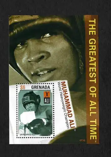 Grenada: Muhammad Ali, The Greatest of all the time,  world Heavyweight Champion