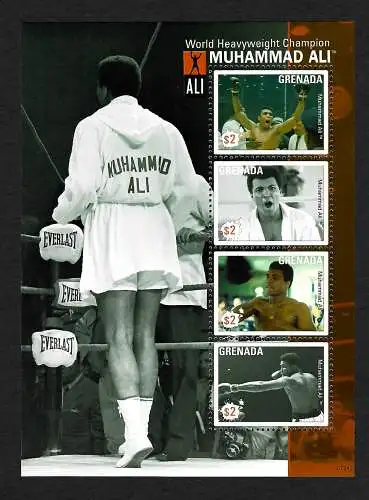 Grenada: Muhammad Ali, world Heavyweight Champion, mnh, **