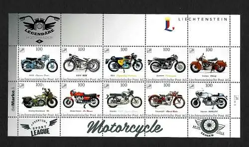 Liechtenstein 2016: Motorräder, Motorcycle: Honda, BMW, BSA, Norton, Indian, ...