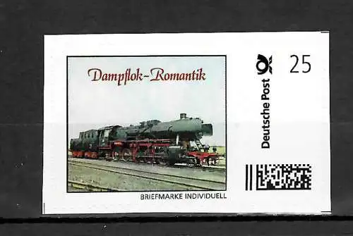 Bund Briefmarke Individuell: Dampflok-Romantik 2, postfrisch