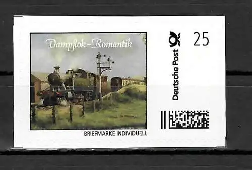 Bund Briefmarke Individuell: Dampflok-Romantik 6, postfrisch