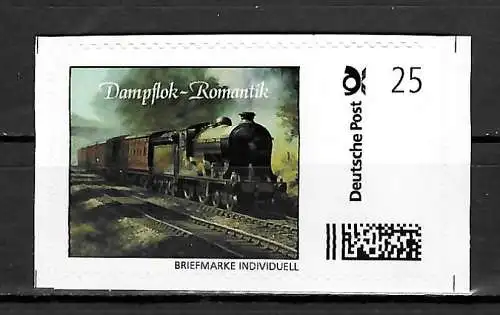 Bund Briefmarke Individuell: Dampflok-Romantik 5, postfrisch