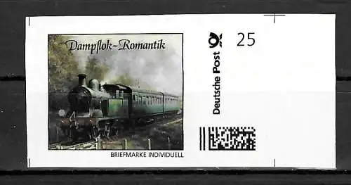 Bund Briefmarke Individuell: Dampflok-Romantik 7, postfrisch