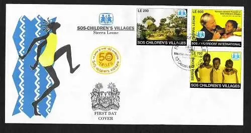 Sierra Leone 1999: SOS Kinderdorf International, Hermann Gmeiner, FDC