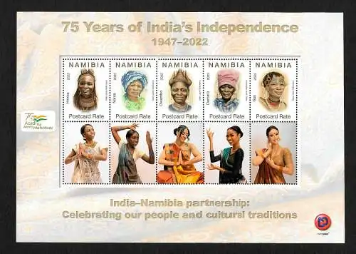 Namibia 2022: 75 years of India's Indpendence, partnership, mnh