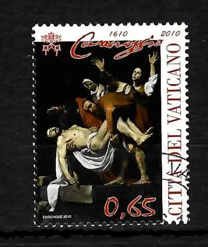 Vatikan 2010: 400 Todestag von Caravaggio, #1668, gestempelt