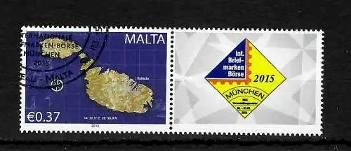 Malta 2010: Briefmarkenbörse München, 2015, gestempelt