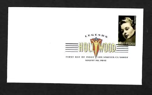 USA 2015: Legends of Hollywood, Ingrid Bermann, colored, FDC