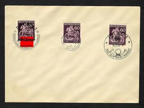 B&M: Tag der Briefmarke 1943, FDC