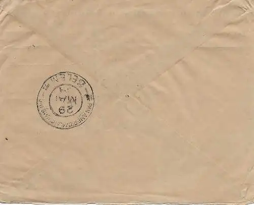 Brasilien 1933: Luftpost Porto Alegre - Rio Grande do Sul. nach Belem do Pará