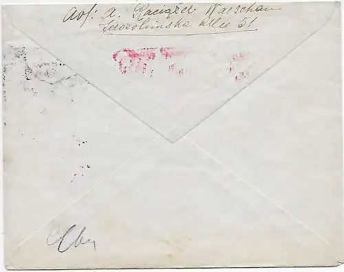 I. WK Polen: #warschau 1916 nach Berlin