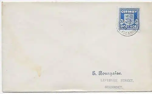 Guernsey: lokaler Brief 1944