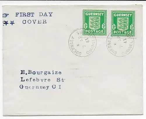 Guernsey 1941: FDC