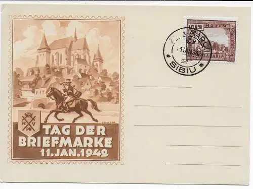rumänien: Tag der Briefmarke 1942, Sibiu