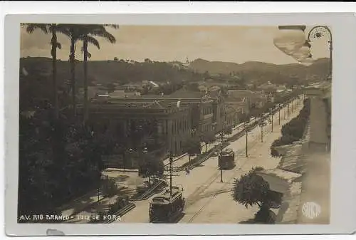 Brasilien 1925: Fotokarte Rio Branco nach Neugersdorf