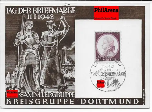 DR: Tag der Briefmarke 1942, Kreisgruppe Dortmund