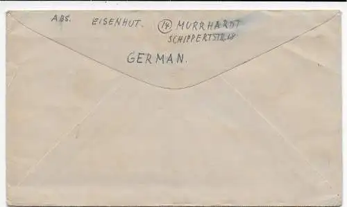 All. Besetzung 1946: Gebühr bezahlt, Murrhardt nach Hoheneggelsen