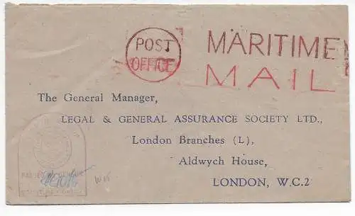 GB: Field-Post - Feld Post, Maritime Mail, Ship censor to London